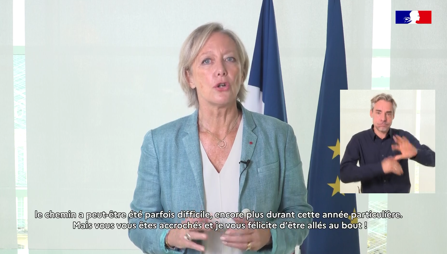 Le message de Sophie Cluzel, secrétaire d'Etat chargée des personnes en ...