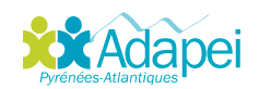 Logo de l'Adapei des Pyrénées-Atlantiques