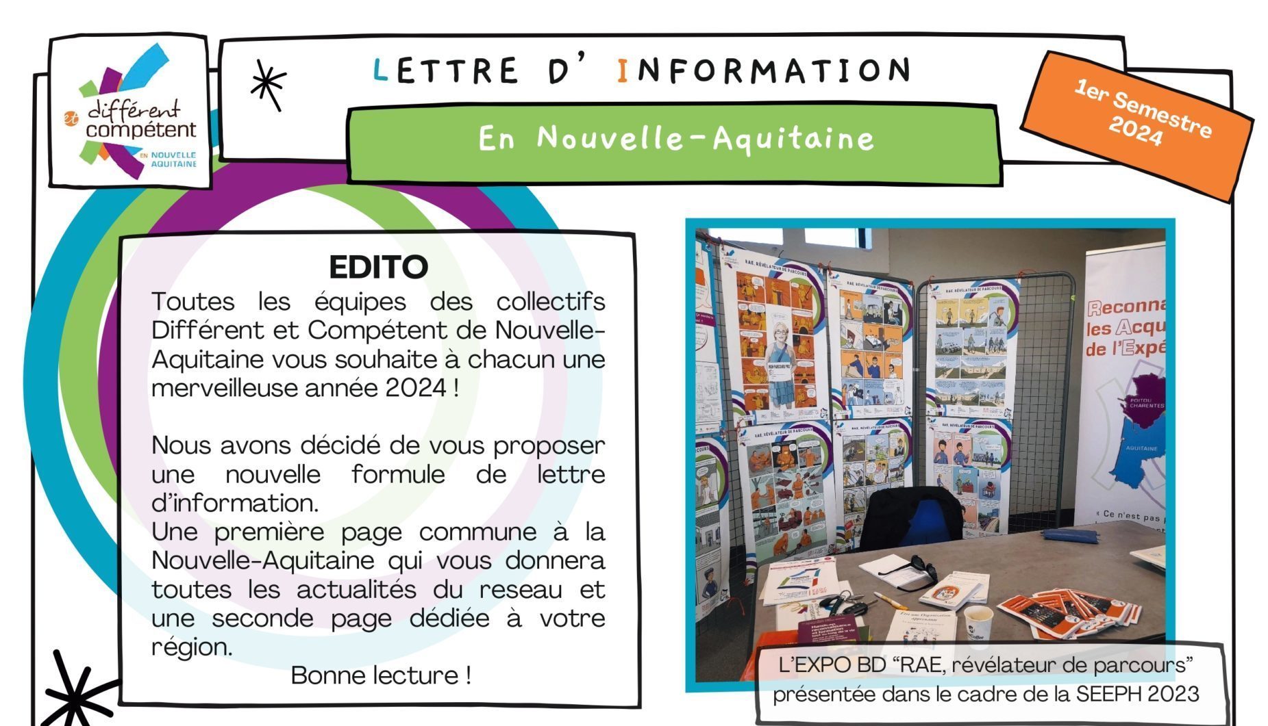 Lettre d'information NouvelleAquitaine / PoitouCharentes Différent