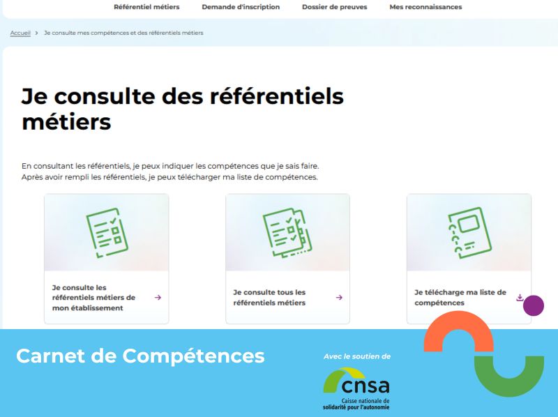 Le carnet de compétences